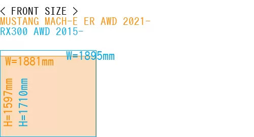 #MUSTANG MACH-E ER AWD 2021- + RX300 AWD 2015-